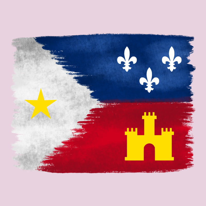 Louisiana Flag Background Classic Tee by BarkalooDesign | Teevron