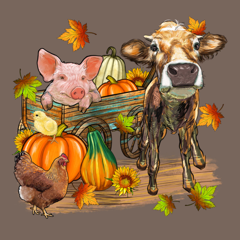 Fall Farm Animals Premium Hoodie by Zillion Design Studio | Teevron