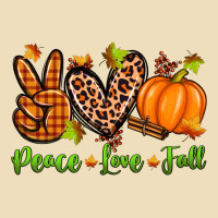 Peace Love Fall Premium Hoodie | Teevron