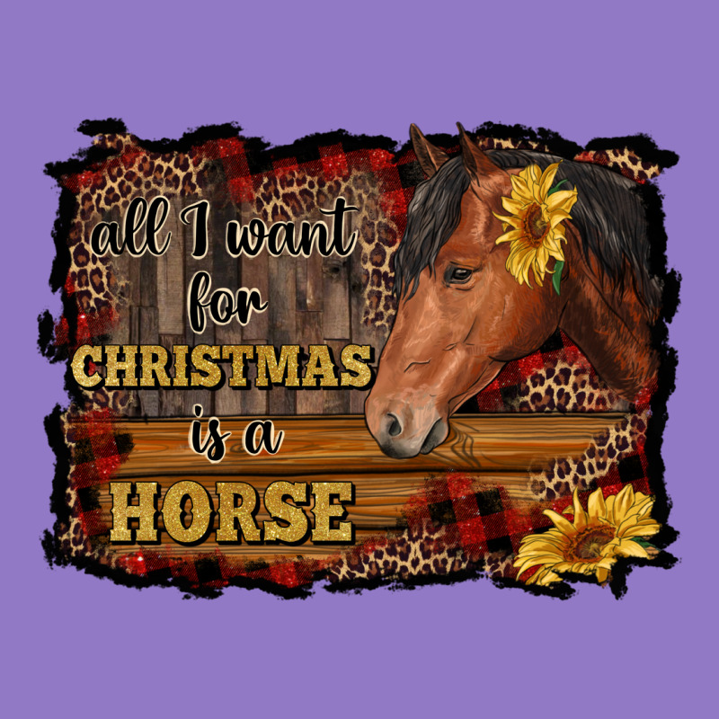All I Want For Christmas Is A Horse Brown Horse Urban Hoodie by RanaPortraitStore | Teevron