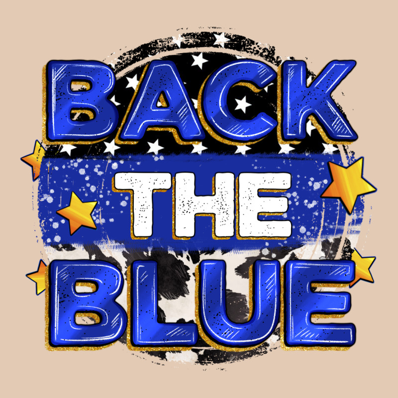 Back The Blue Urban Hoodie by Zillion Design Studio | Teevron