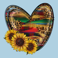 Western Sunflowers Heart Premium Hoodie | Teevron