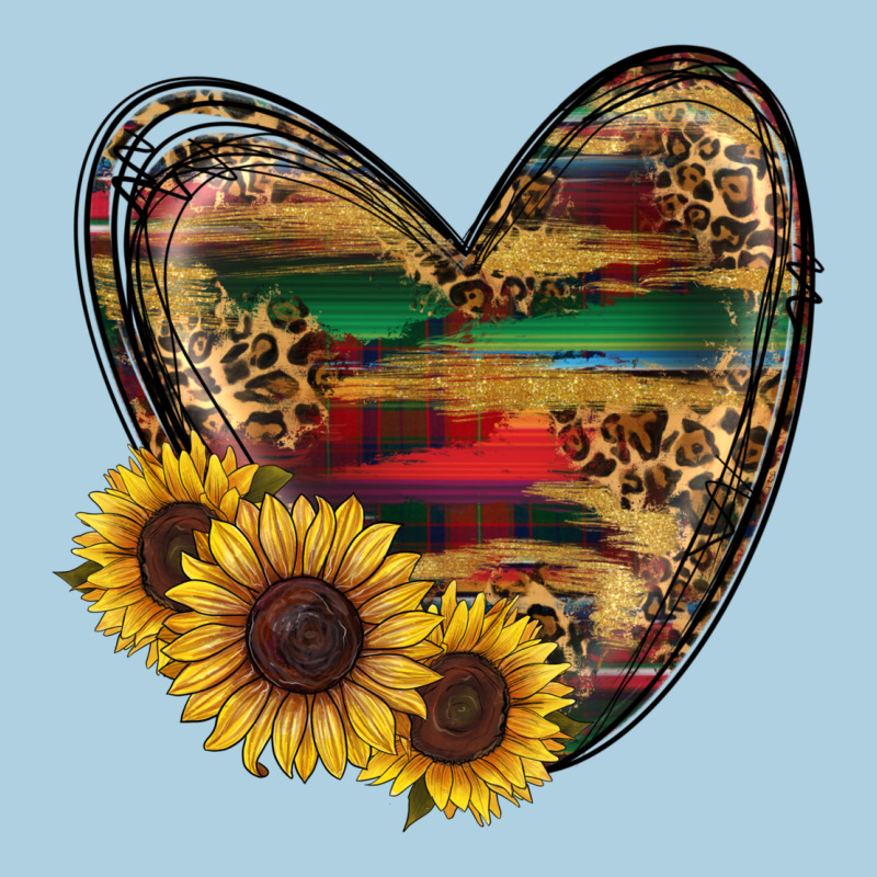 Western Sunflowers Heart Premium Hoodie by RanaPortraitStore | Teevron