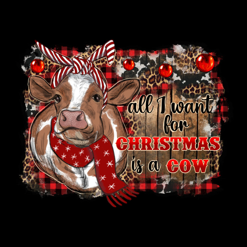 All I Want For Christmas Is A Cow Cowhide Urban Hoodie by RanaPortraitStore | Teevron