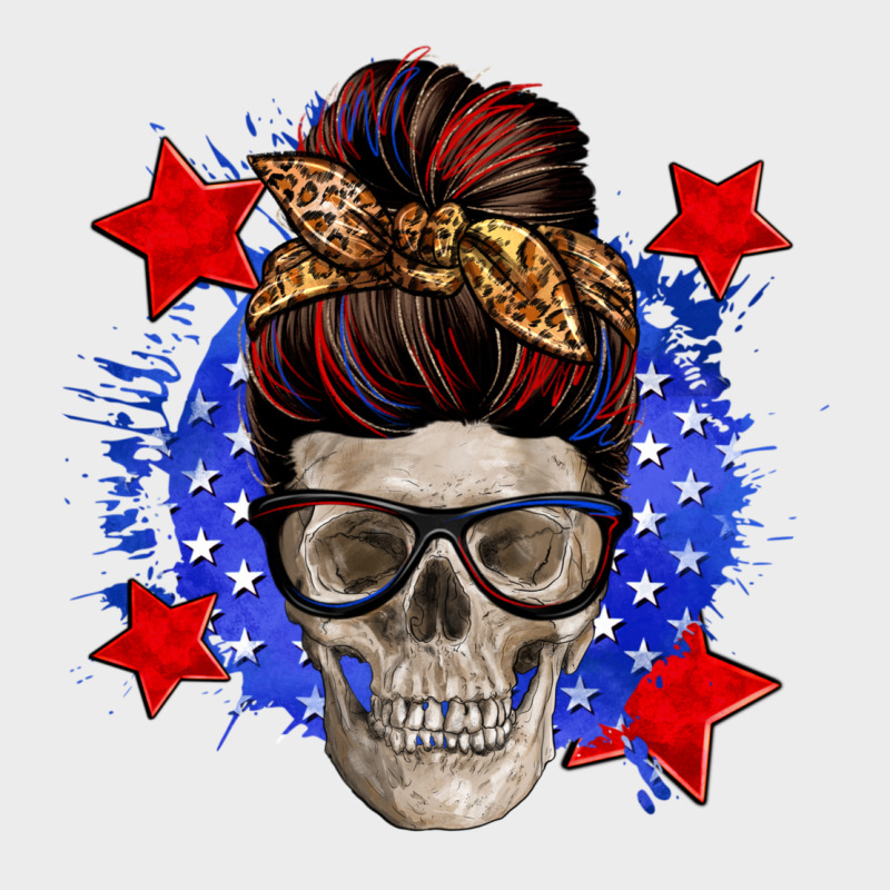 American Mom Skull Urban Hoodie by Zillion Design Studio | Teevron
