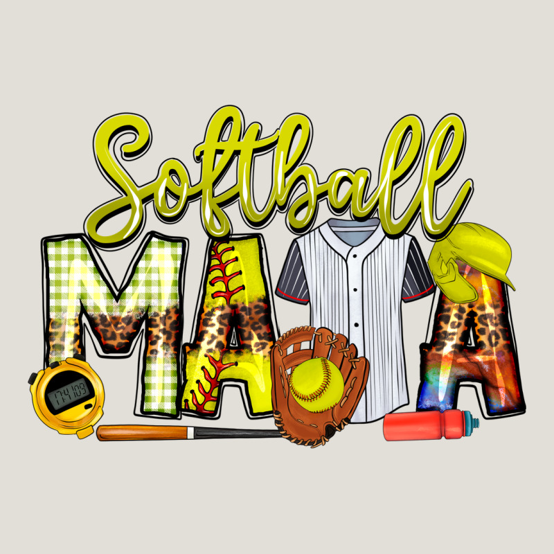 Softball Mama Heavy Core Tee by CowhideDigitalArt | Teevron