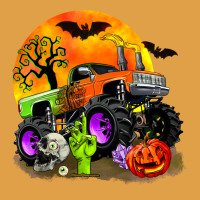 Halloween Monster Truck Premium Hoodie | Teevron