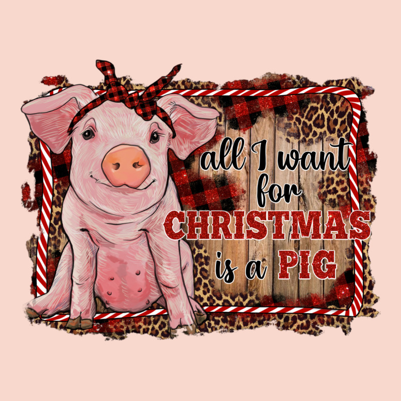 All I Want For Christmas Is A Pig Sitting Pig Urban Hoodie by RanaPortraitStore | Teevron