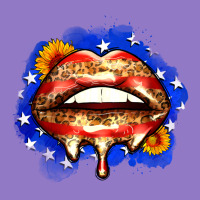 Leopard American Flag Lips Urban Hoodie | Teevron