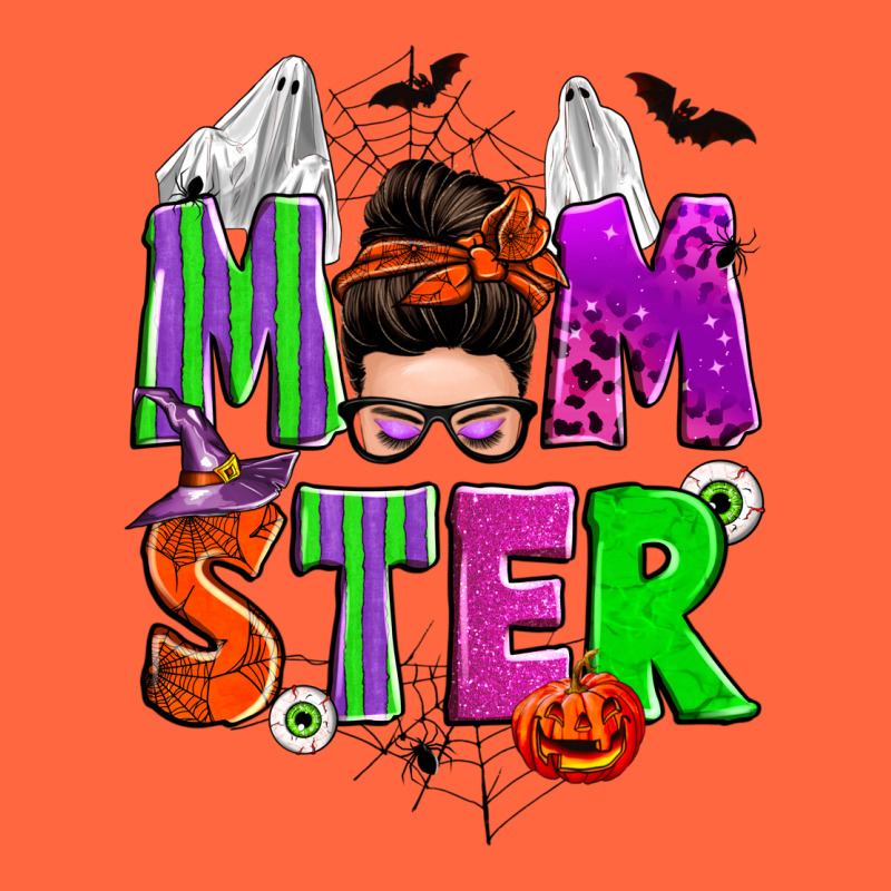Halloween Momster Messy Bun Premium Hoodie by Zillion Design Studio | Teevron