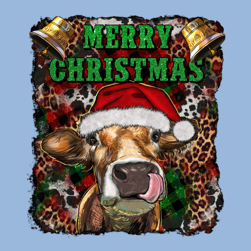 Merry Christmas Heifer With Cowbells Premium Hoodie by RanaPortraitStore | Teevron