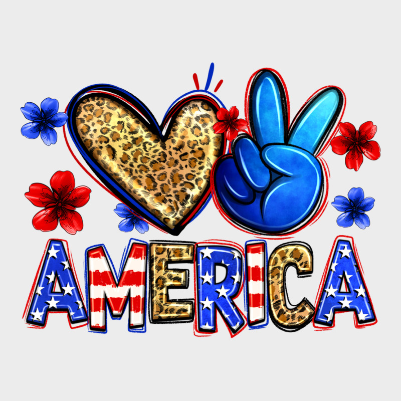 Peace Love America Urban Hoodie by Zillion Design Studio | Teevron