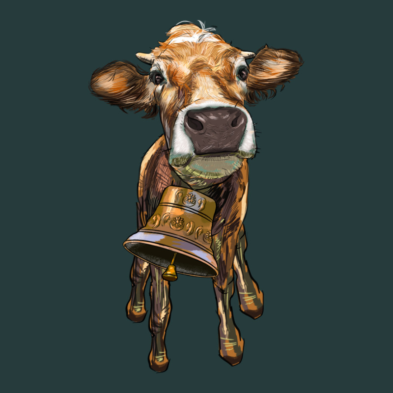 Heifer Cow With Cow Bell Premium Hoodie by RanaPortraitStore | Teevron