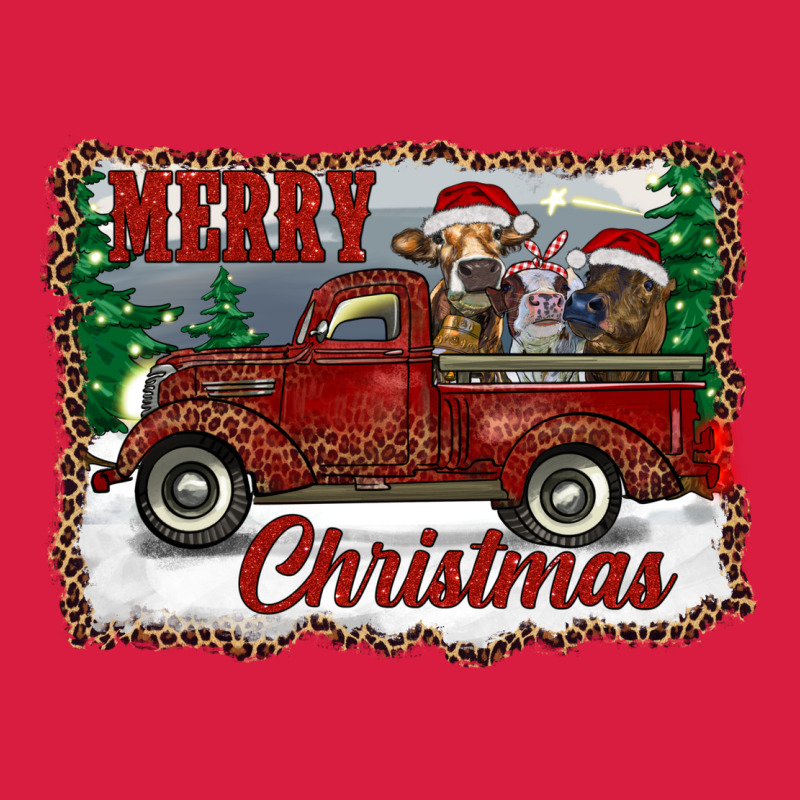 Christmas Truck With Cows Premium Hoodie by RanaPortraitStore | Teevron