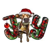 Christmas Joy With Heifer Premium Hoodie | Teevron
