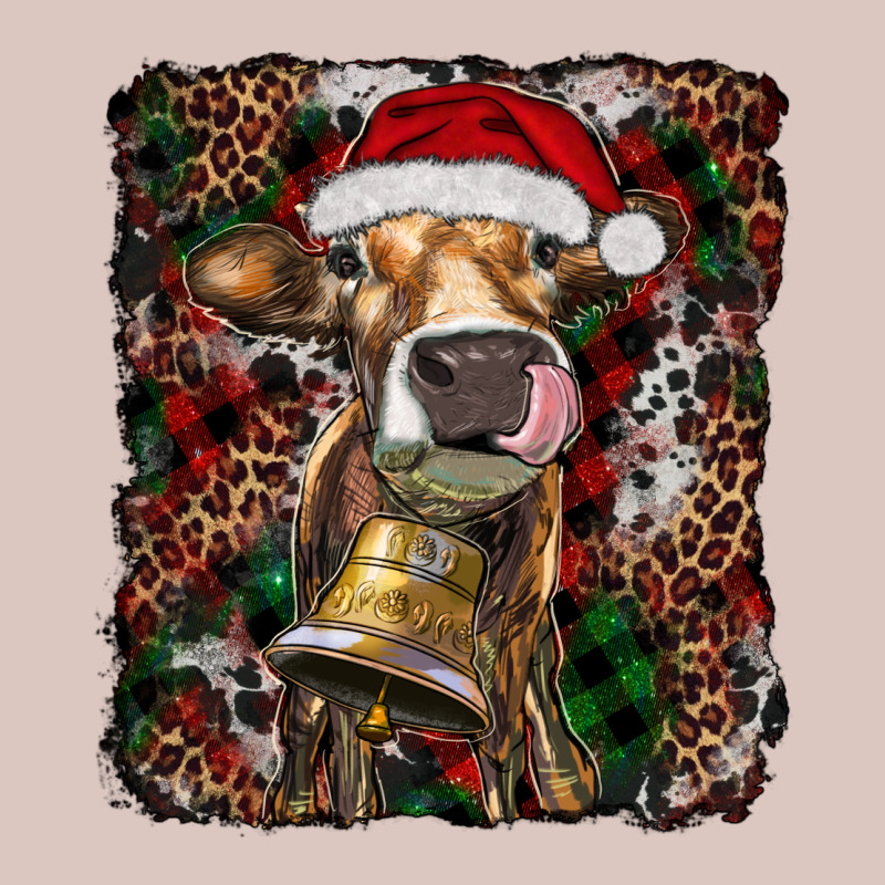 Christmas Heifer With Leoard And Cowhide Premium Hoodie by RanaPortraitStore | Teevron