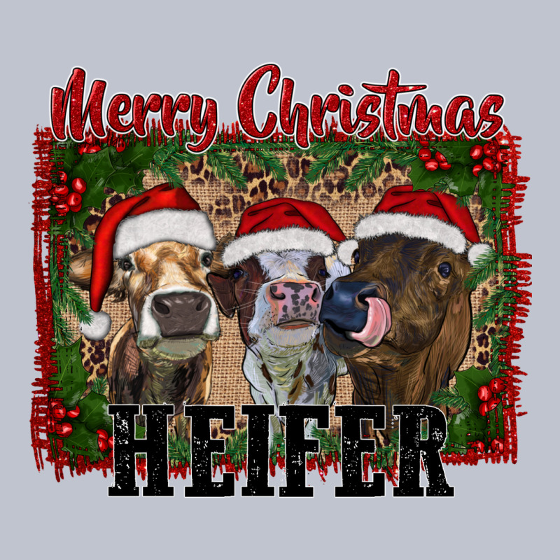 Merry Christmas Heifer Premium Hoodie by RanaPortraitStore | Teevron