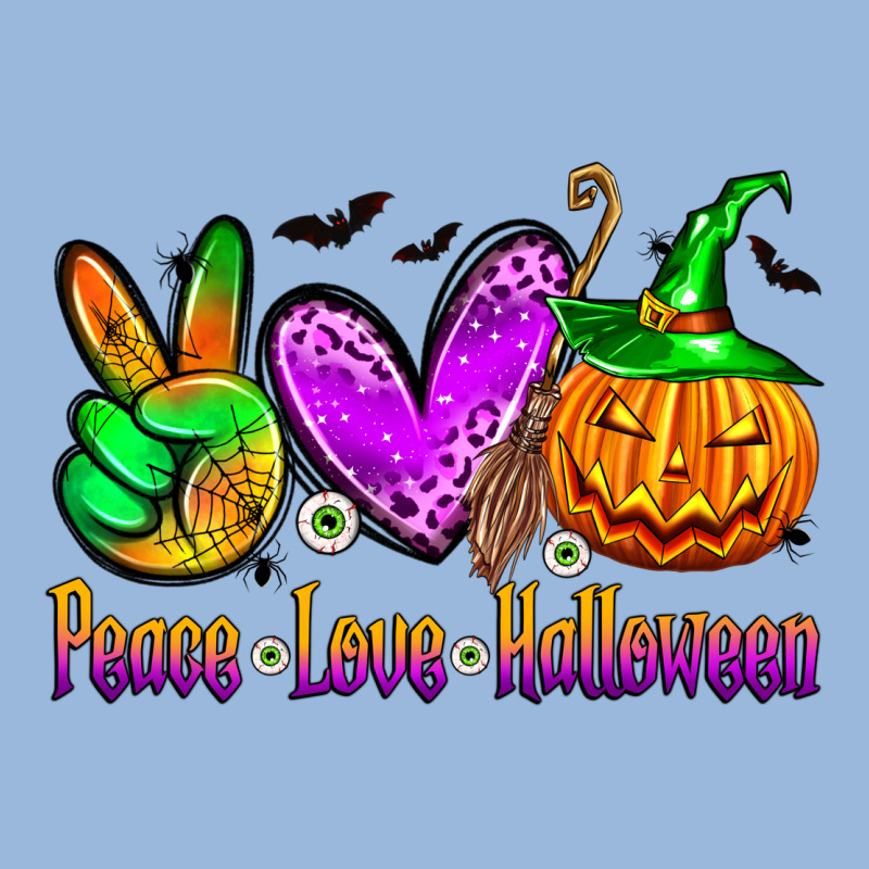 Peace Love Halloween Premium Hoodie by Zillion Design Studio | Teevron