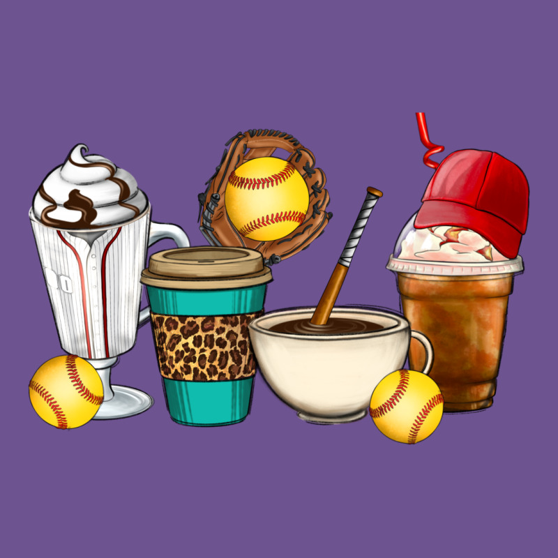 Softball Coffee Cups Vintage Tee by Artiststas | Teevron