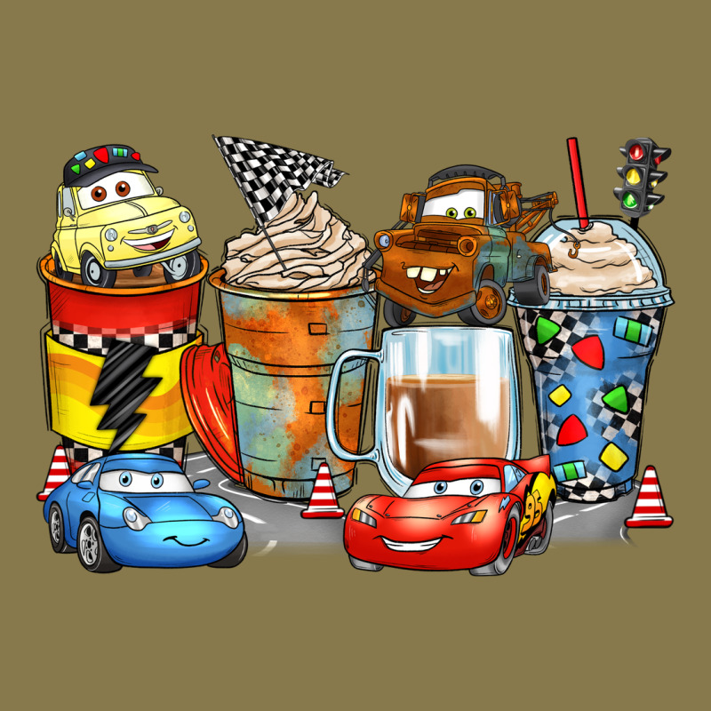 Cartoon Characters Coffee Cups Premium Hoodie by Zillion Design Studio | Teevron
