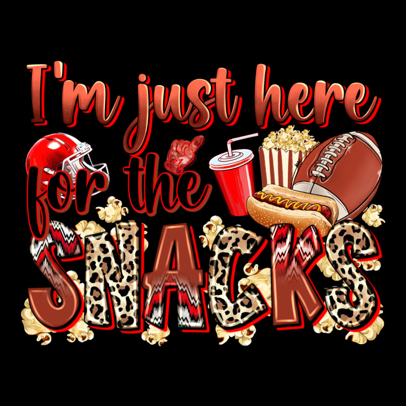I'm Just Here For The Snacks American Football Urban Hoodie by Zillion Design Studio | Teevron