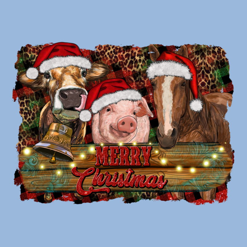 Merry Christmas Farm Animals Premium Hoodie by RanaPortraitStore | Teevron