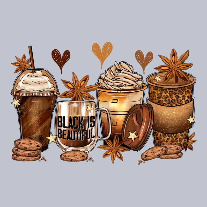 Melanin Afro Coffee Cups Premium Hoodie by Zillion Design Studio | Teevron