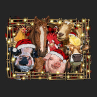 Christmas Farm Animals Premium Hoodie | Teevron