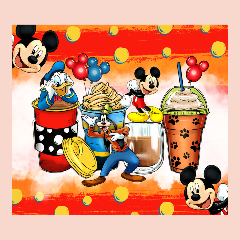 Cartoon Characters Coffee Cups Urban Hoodie by Zillion Design Studio | Teevron