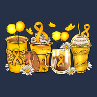 Childhood Cancer Coffee Cups Premium Hoodie | Teevron