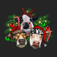 Christmas Cows With Tree Premium Hoodie | Teevron