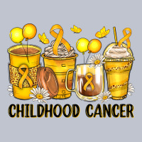Childhood Cancer Coffee Cups Premium Hoodie | Teevron
