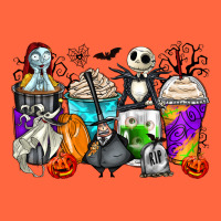Halloween Cartoon Characters Coffee Cups Premium Hoodie | Teevron