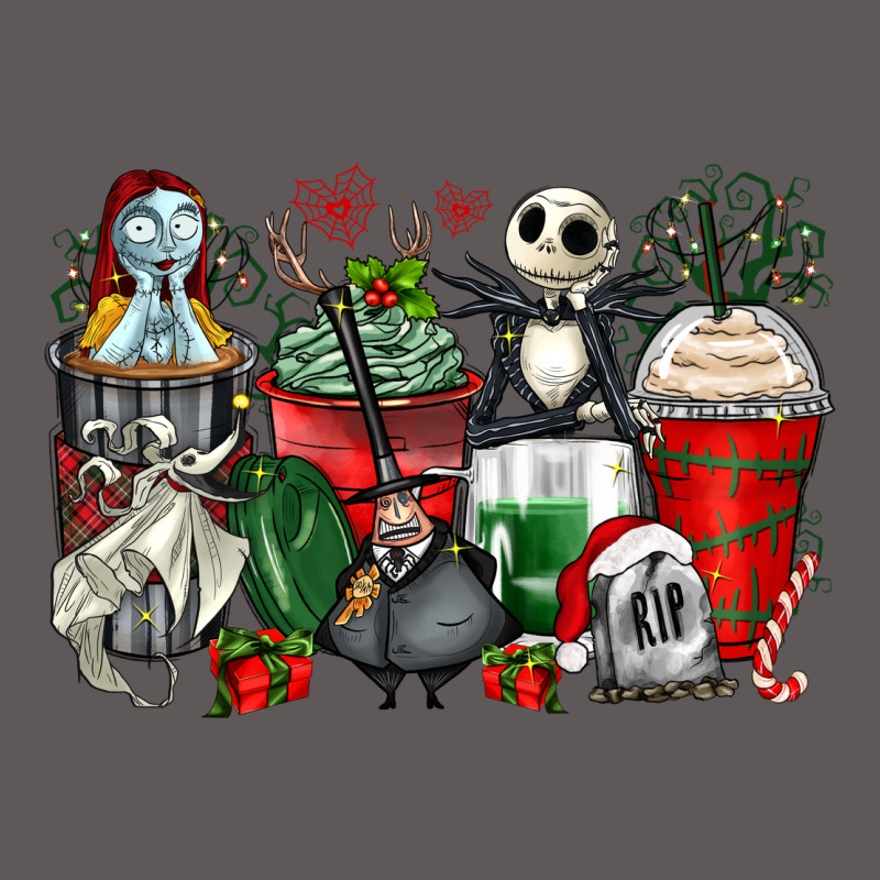 Christmas Cartoon Characters Coffee Cups Premium Hoodie by Zillion Design Studio | Teevron
