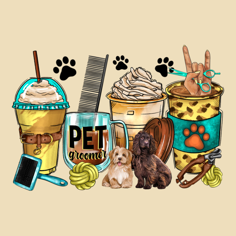 Pet Groomer Coffee Cups Premium Hoodie by Zillion Design Studio | Teevron