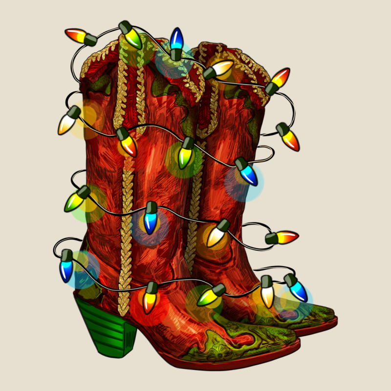 Christmas Western Boots With Lights Urban Hoodie by RanaPortraitStore | Teevron