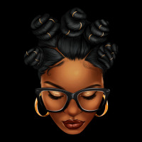 Afro Woman With Bantu Knots Urban Hoodie | Teevron