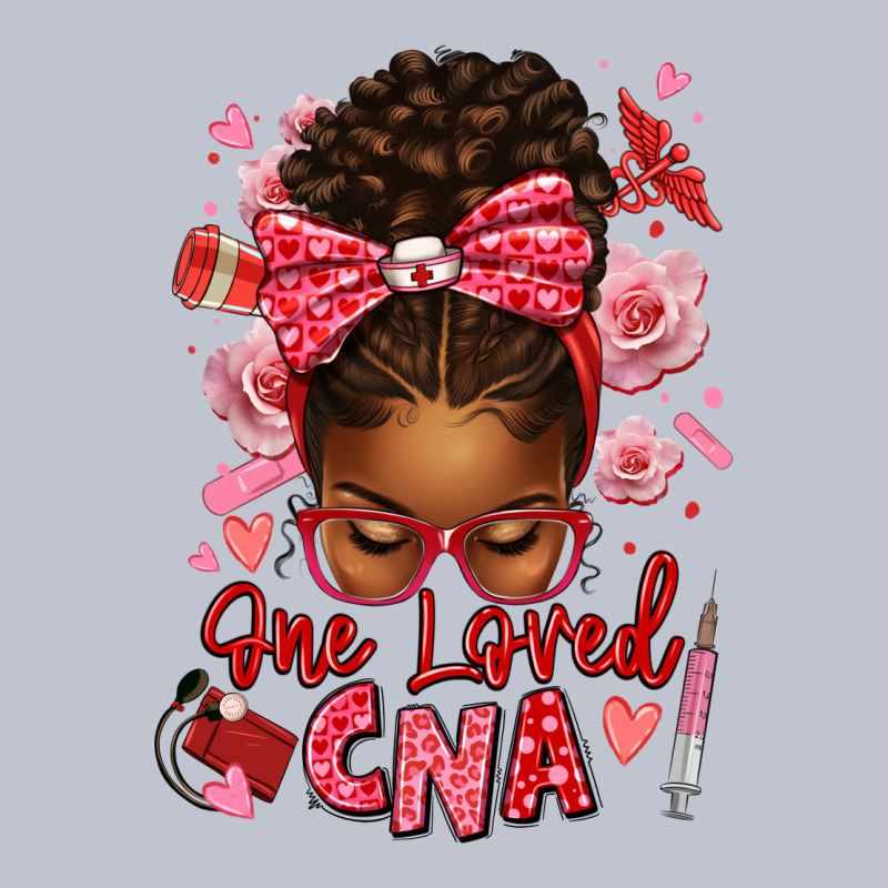One Loved Cna Afro Messy Bun Premium Hoodie by texasbilliewilder | Teevron