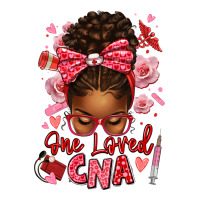 one loved cna afro messy bun | Teevron