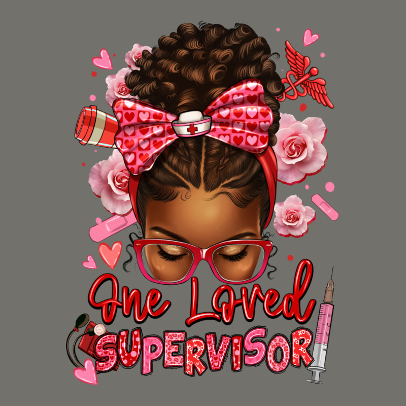 One Loved Supervisor Afro Messy Bun Premium Hoodie by texasbilliewilder | Teevron