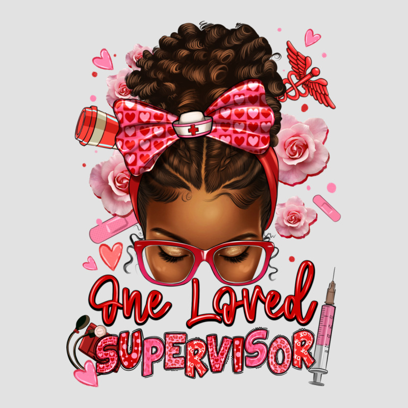 One Loved Supervisor Afro Messy Bun Premium Hoodie by texasbilliewilder | Teevron