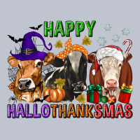 Happy Hallothanksmas With Cow Premium Hoodie | Teevron