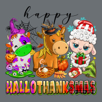 Happy Hallothanksmas Farm Animals Premium Hoodie | Teevron