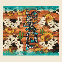 Texas Sunflower Cactus Cowhide Ladies Tee | Teevron