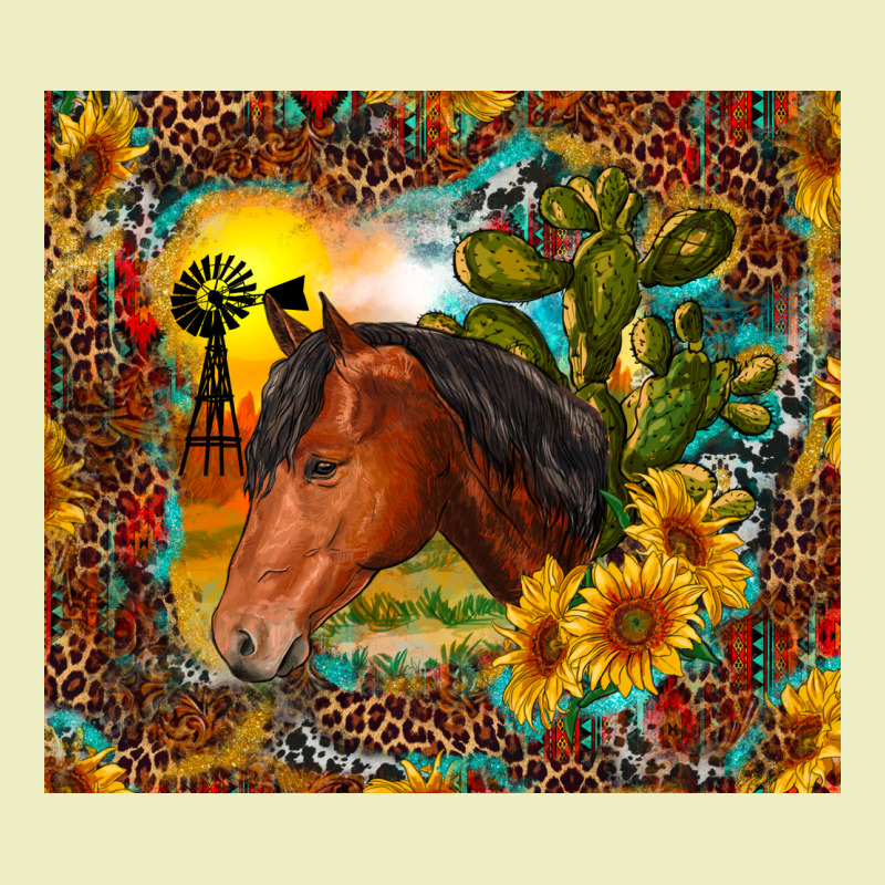 Western Horse And Sunflower Urban Hoodie by RanaPortraitStore | Teevron