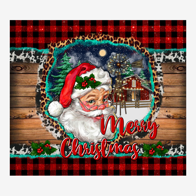 Merry Christmas Santa And Farm Urban Hoodie by RanaPortraitStore | Teevron