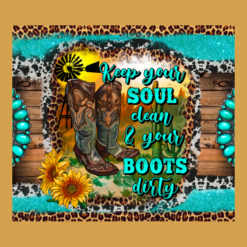 Keep Your Soul Clean And Your Boots Dirty Urban Hoodie by RanaPortraitStore | Teevron