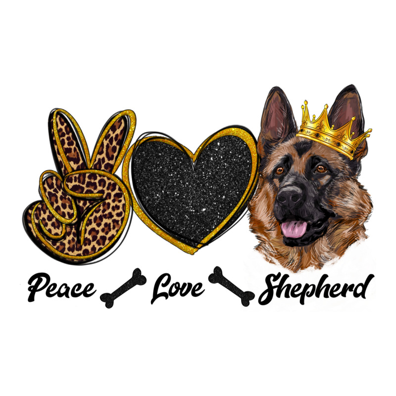 Peace Love Shepherd Premium Hoodie by RanaPortraitStore | Teevron