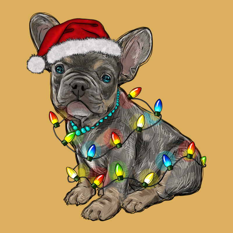 Christmas French Bulldog Premium Hoodie by RanaPortraitStore | Teevron
