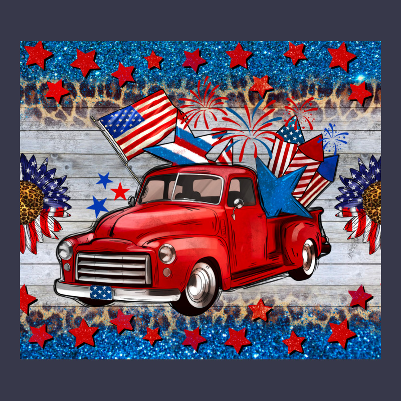 American Truck 4th Of July Tumbler Long Sleeve Tee by BarkalooDesign | Teevron